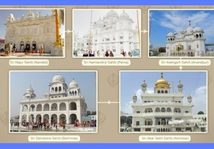 5 Takht Yatra Tour